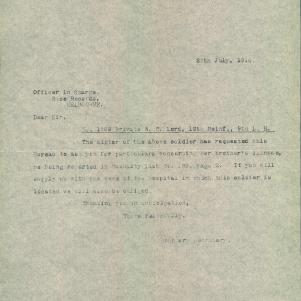 Soldier packet page