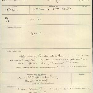Soldier packet page
