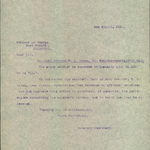 Soldier packet page
