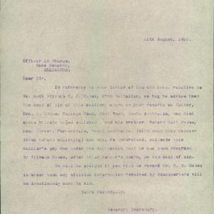 Soldier packet page