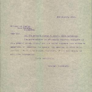 Soldier packet page