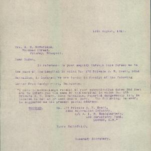 Soldier packet page