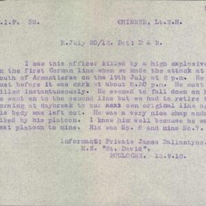 Soldier packet page