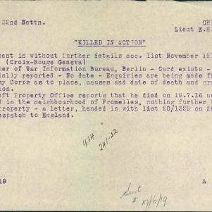 Soldier packet page