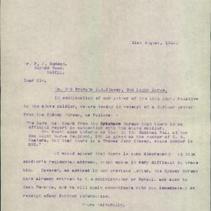 Soldier packet page