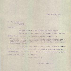 Soldier packet page
