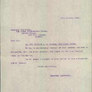 Soldier packet page