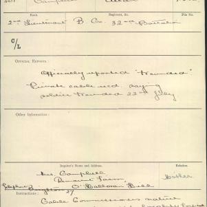 Soldier packet page