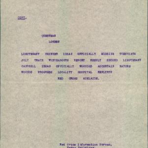 Soldier packet page