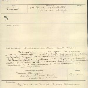 Soldier packet page