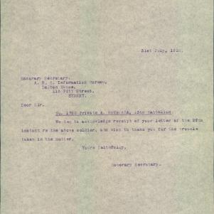 Soldier packet page