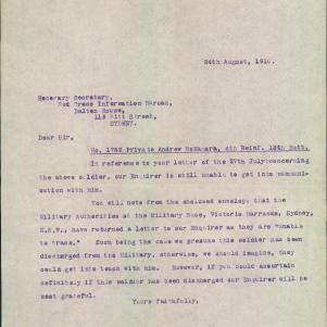 Soldier packet page