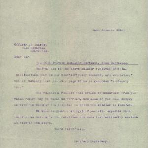 Soldier packet page