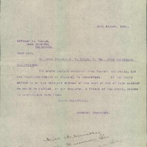 Soldier packet page