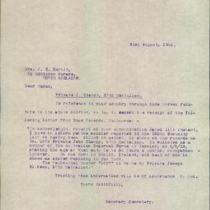 Soldier packet page