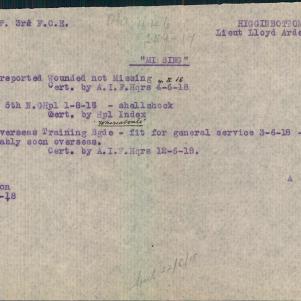 Soldier packet page