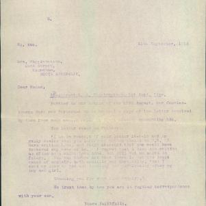 Soldier packet page