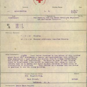 Soldier packet page