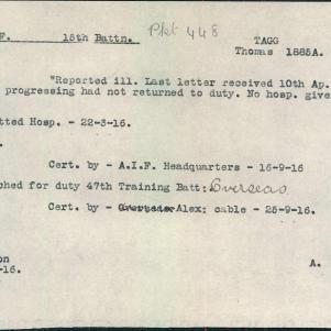 Soldier packet page