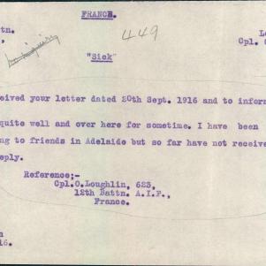 Soldier packet page