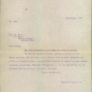 Soldier packet page