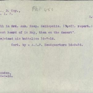 Soldier packet page