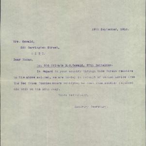 Soldier packet page