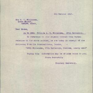 Soldier packet page