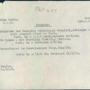 Soldier packet page
