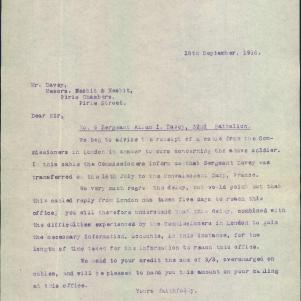 Soldier packet page