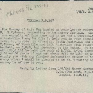 Soldier packet page
