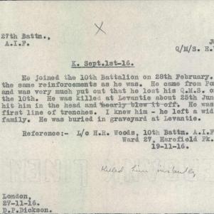 Soldier packet page