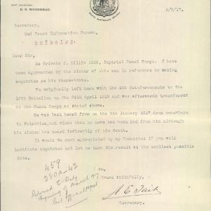 Soldier packet page