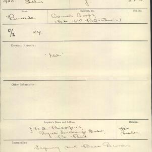 Soldier packet page