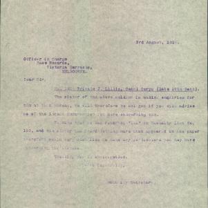 Soldier packet page