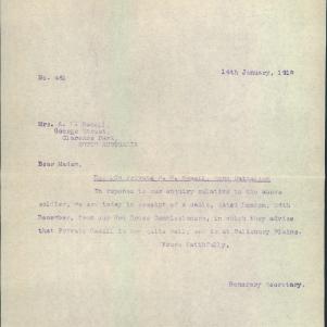 Soldier packet page
