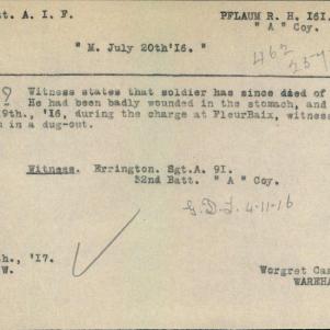 Soldier packet page