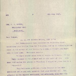 Soldier packet page