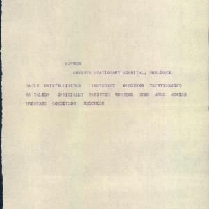 Soldier packet page