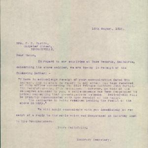 Soldier packet page