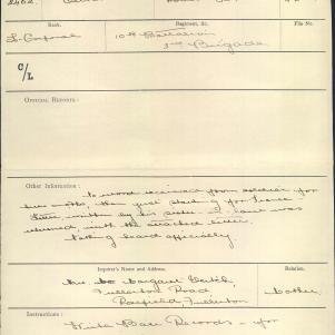 Soldier packet page