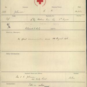 Soldier packet page