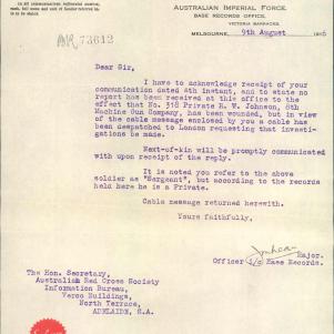 Soldier packet page