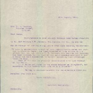 Soldier packet page
