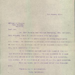 Soldier packet page