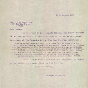 Soldier packet page