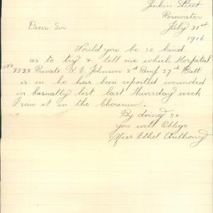 Soldier packet page