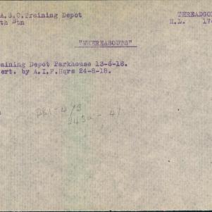 Soldier packet page