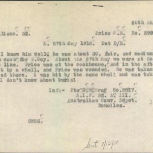 Soldier packet page