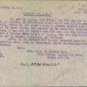 Soldier packet page